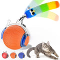 Interactive Cat Toy Ball for Indoor Cats, Automatic Moving Electric Rolling Cat Ball Toy, 3-Speed Modes Smart Kitten Toys with Sounds, USB Rechargeable for Bored Kittens/Adult Cats